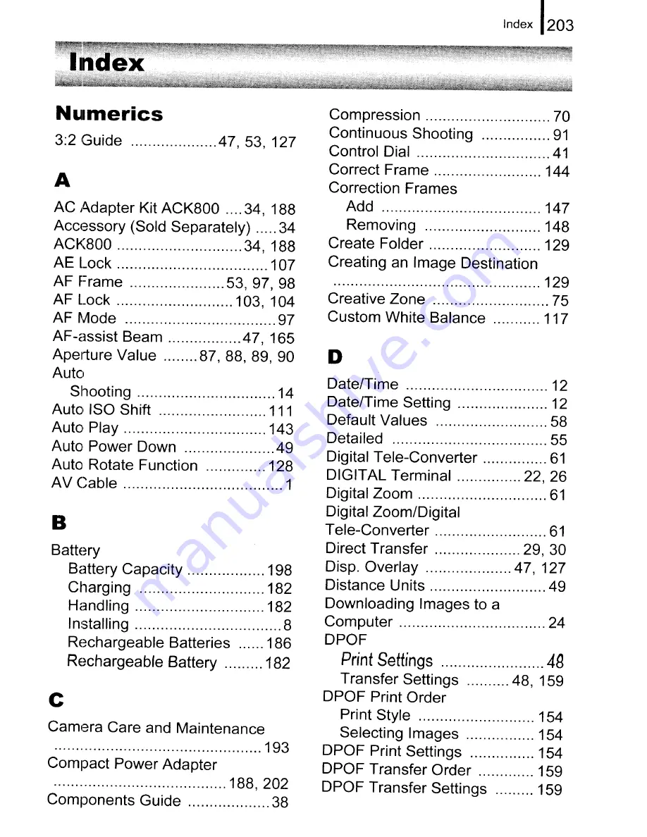 Canon PowerShot SX100 IS User Manual Download Page 205