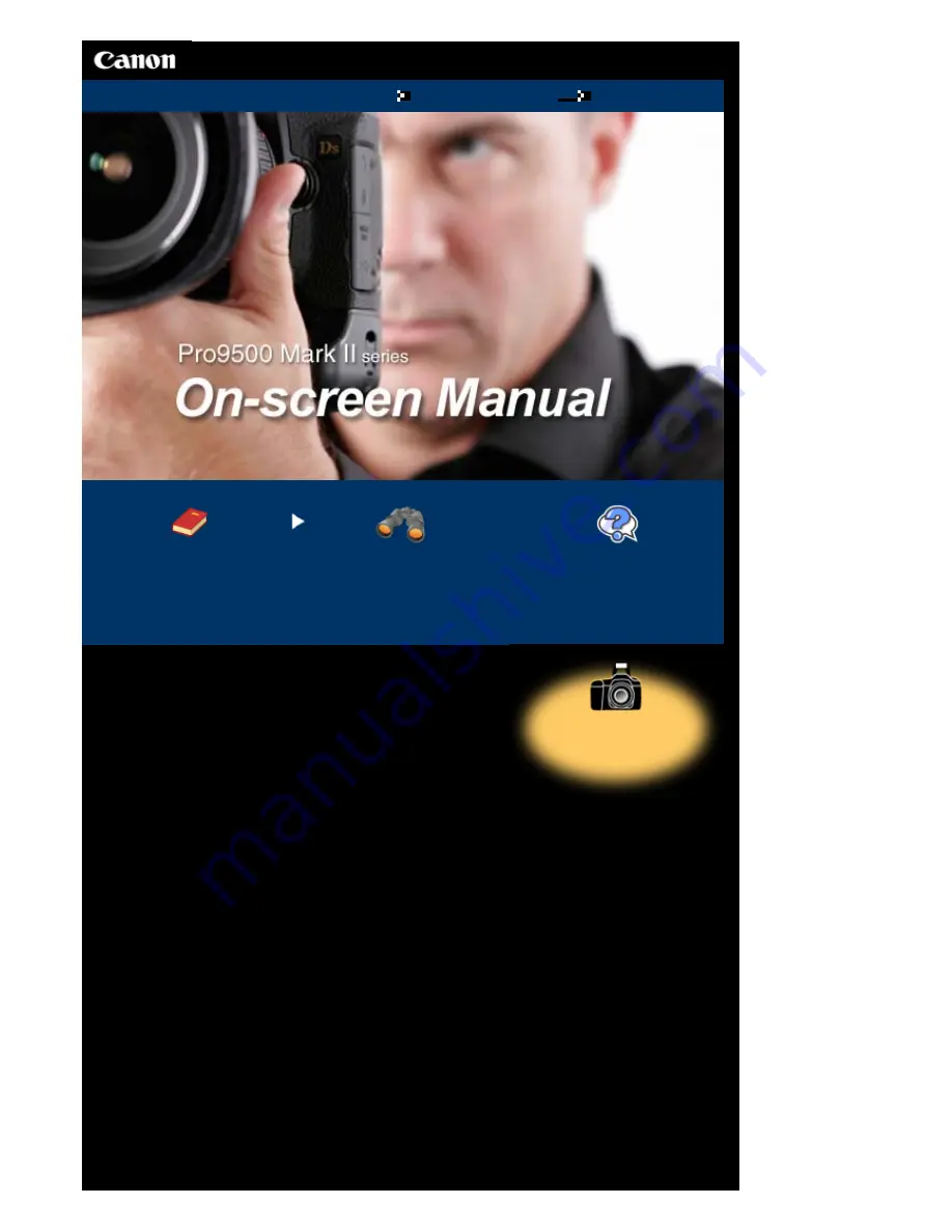 Canon Pro9500 Mark II Series Скачать руководство пользователя страница 1