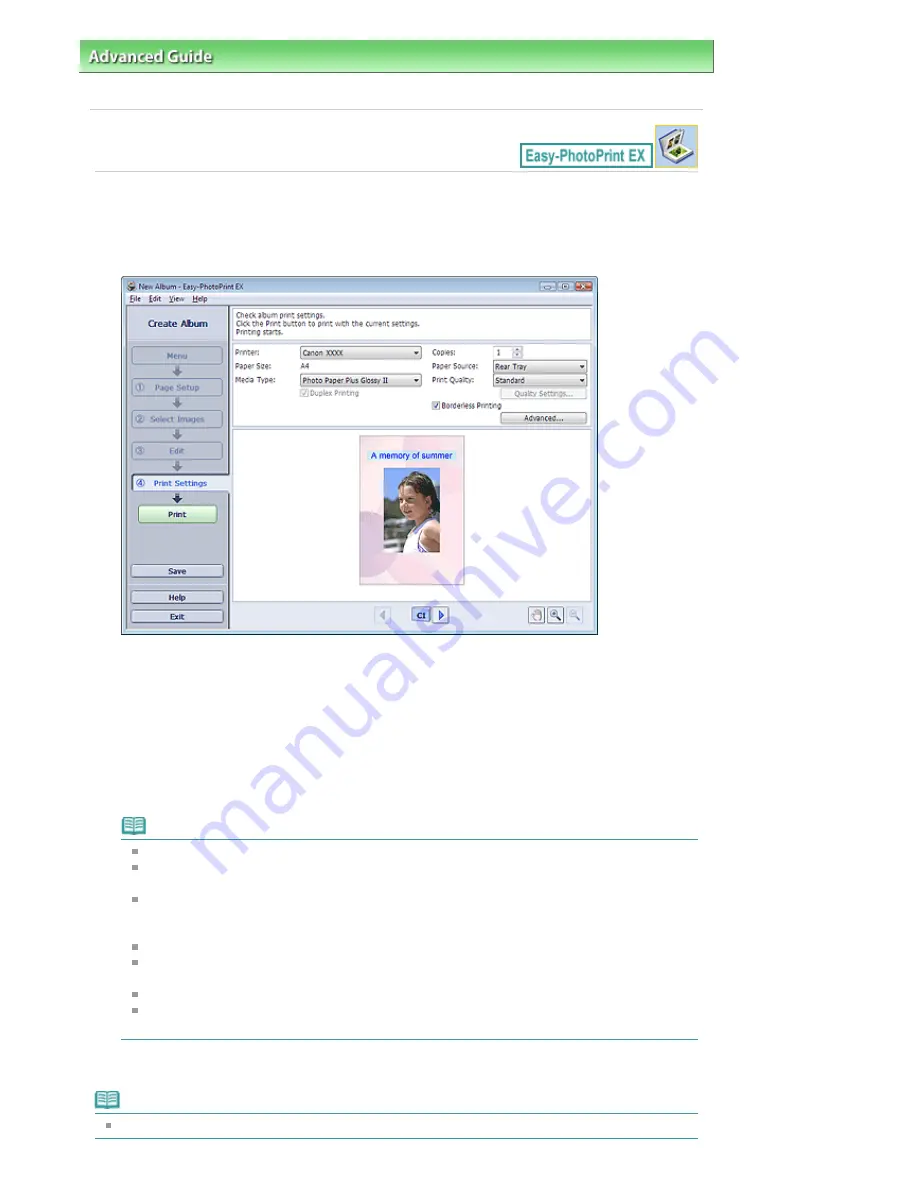 Canon Pro9500 Mark II Series On-Screen Manual Download Page 124