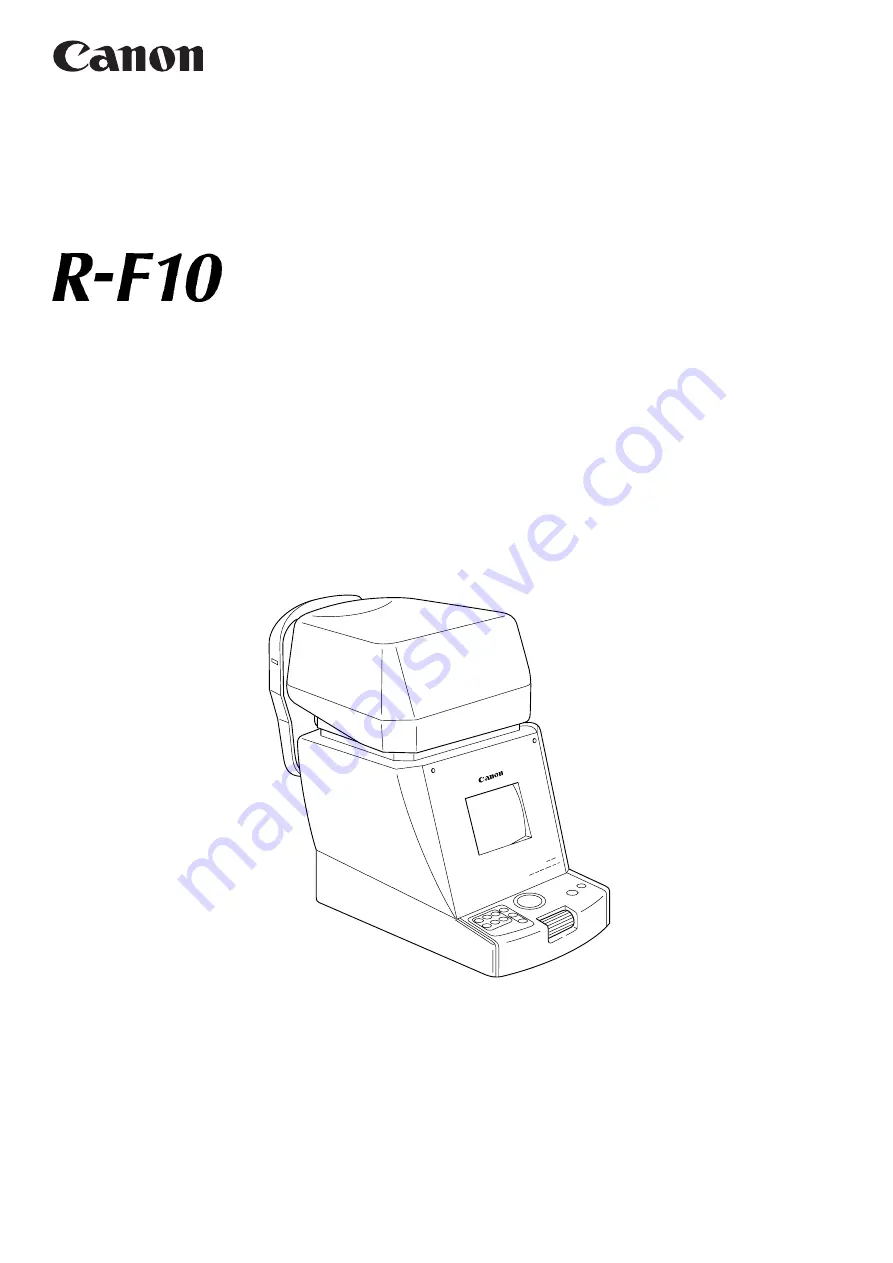 Canon R-F10 Скачать руководство пользователя страница 1