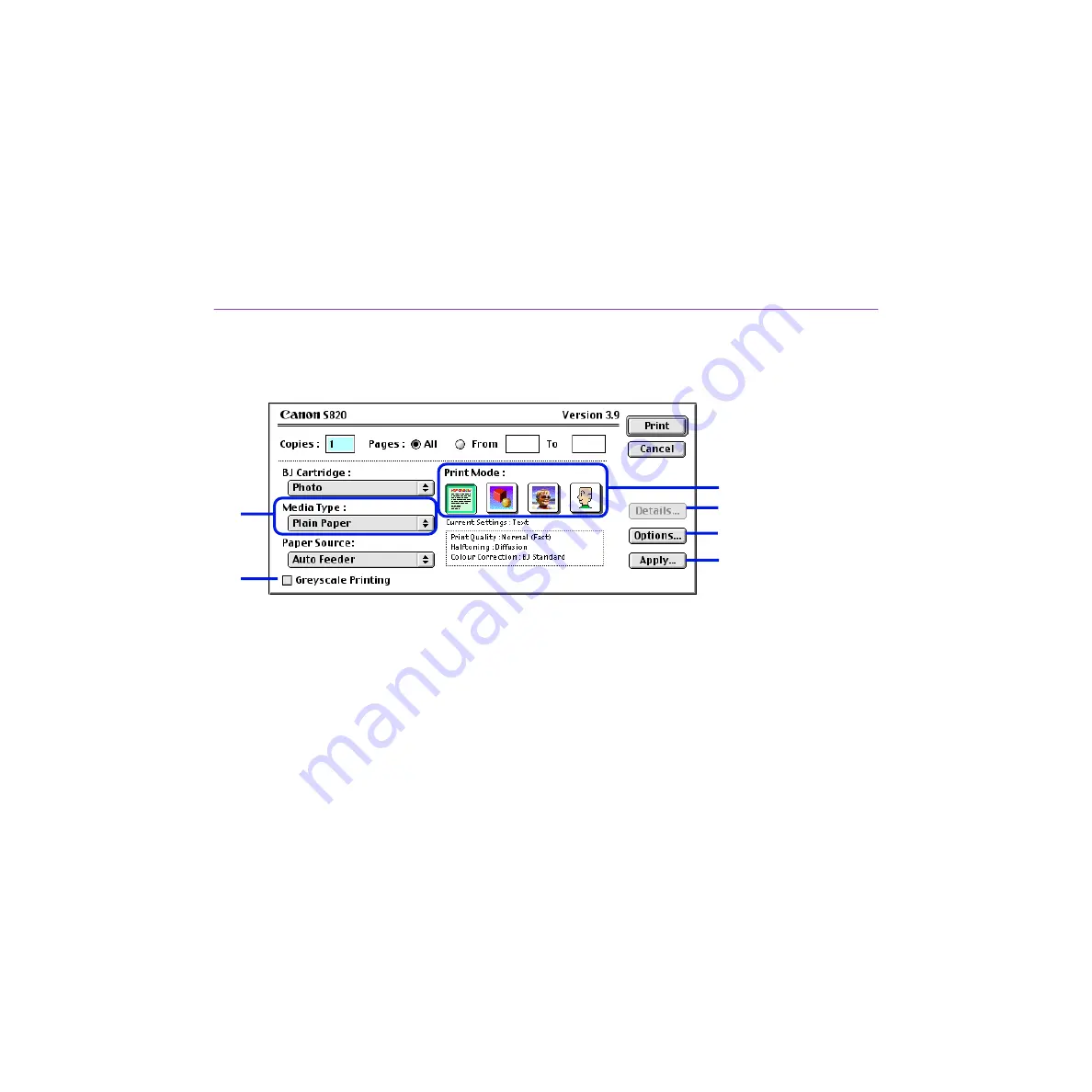 Canon S 820 User Manual Download Page 48