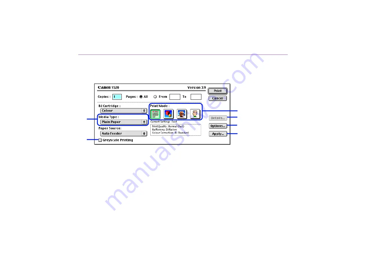 Canon S520 User Manual Download Page 47