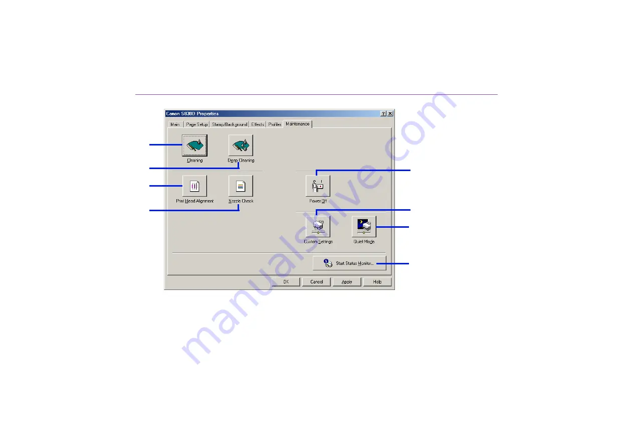 Canon S830D - S Color Inkjet Printer User Manual Download Page 30