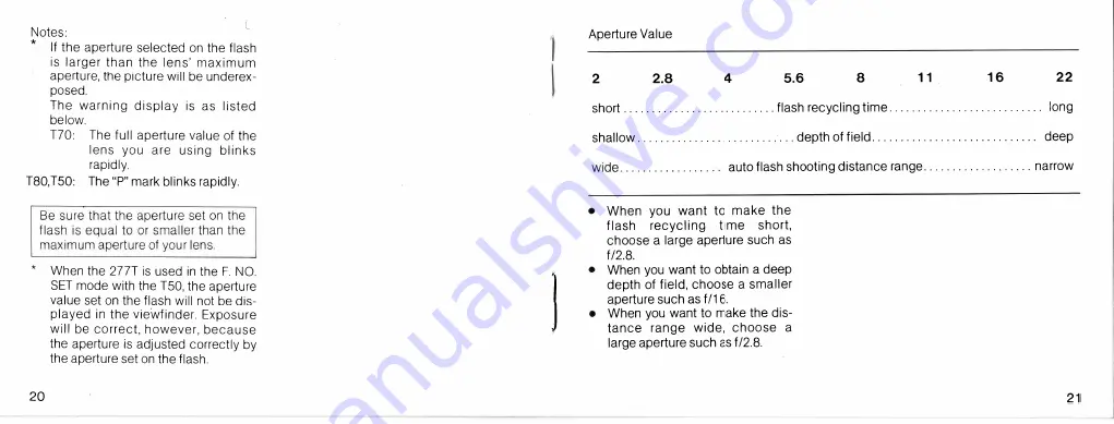 Canon Speedlite 277T Operating Instructions Manual Download Page 12