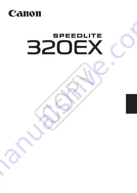 Canon SPEEDLITE 320EX Скачать руководство пользователя страница 3