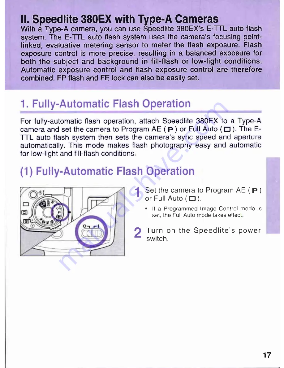 Canon Speedlite 380EX Instructions Manual Download Page 17