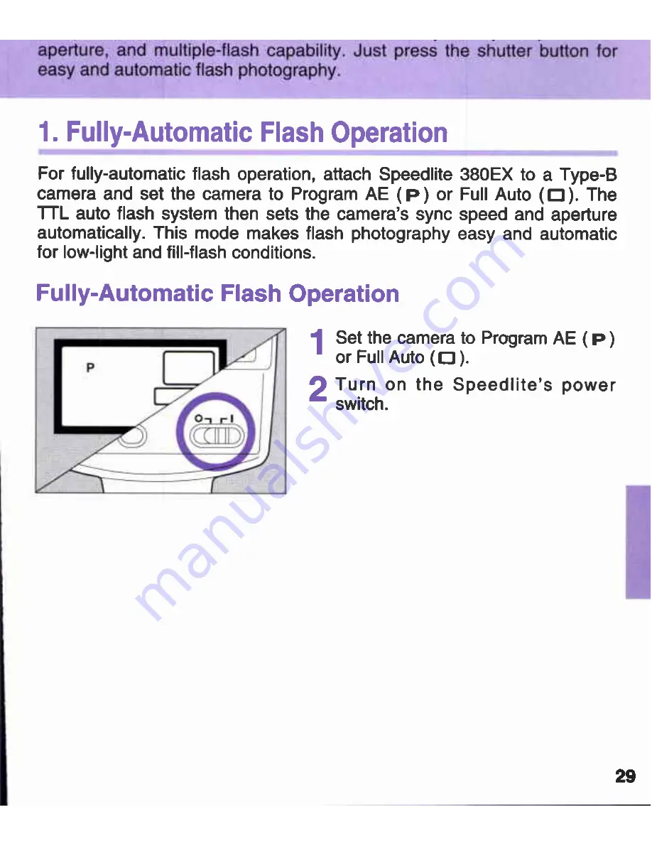 Canon Speedlite 380EX Instructions Manual Download Page 29