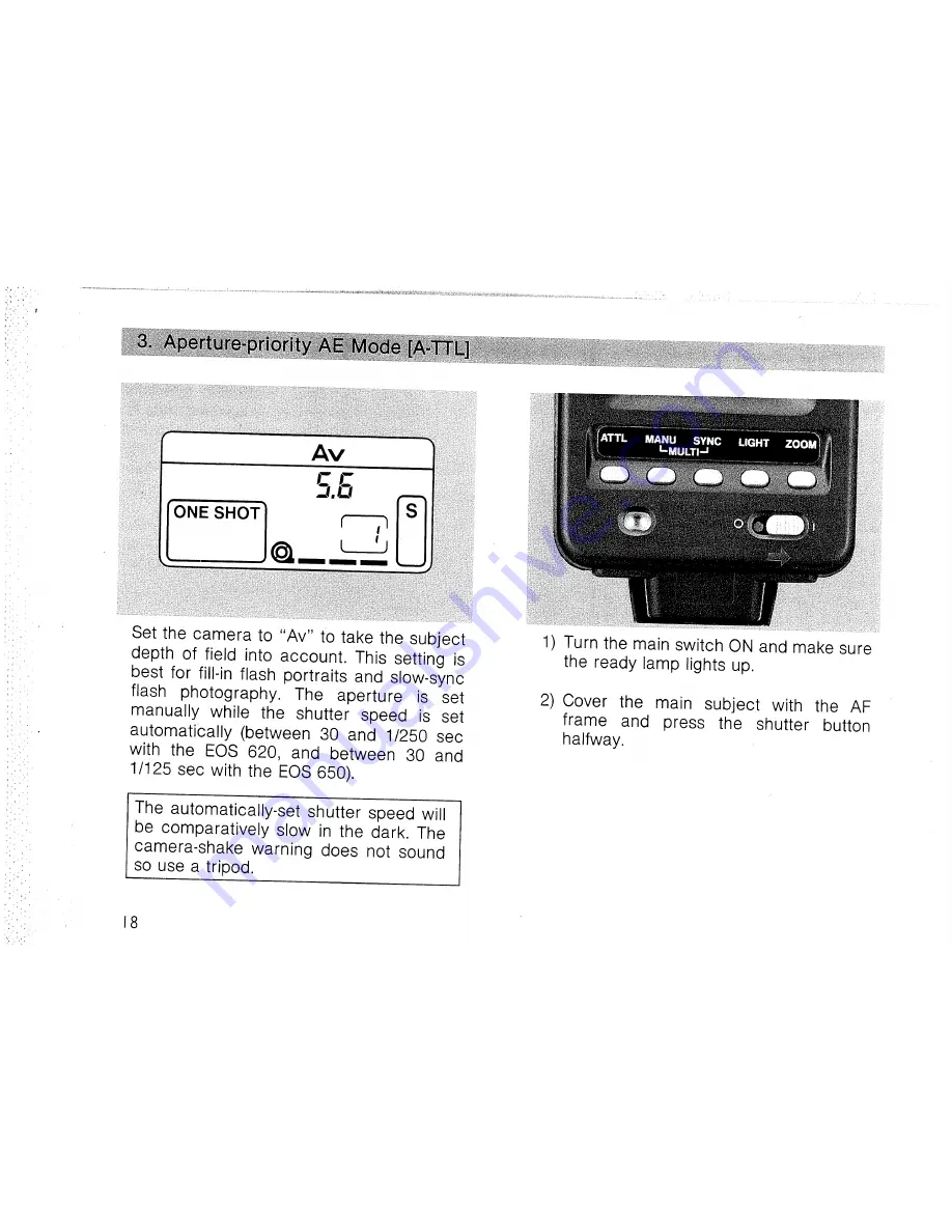 Canon Speedlite 420 EZ Instructions Manual Download Page 18