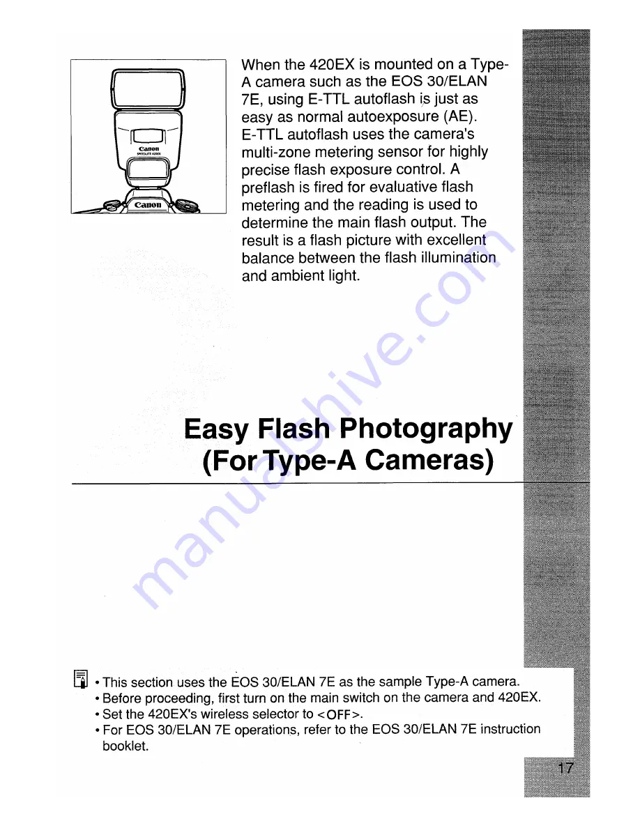 Canon Speedlite 420EX Instructions Manual Download Page 17