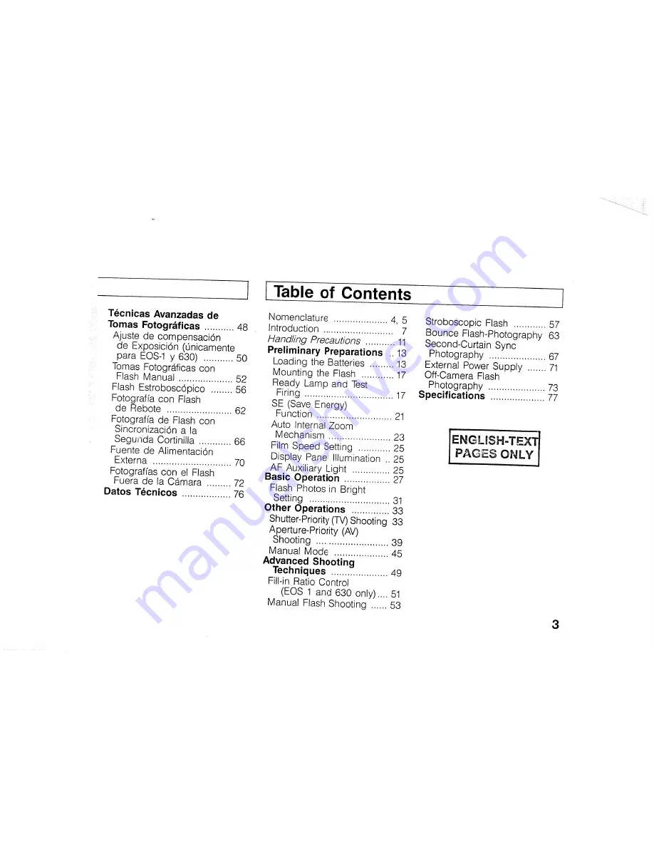 Canon Speedlite 430 EZ Instructions Manual Download Page 2