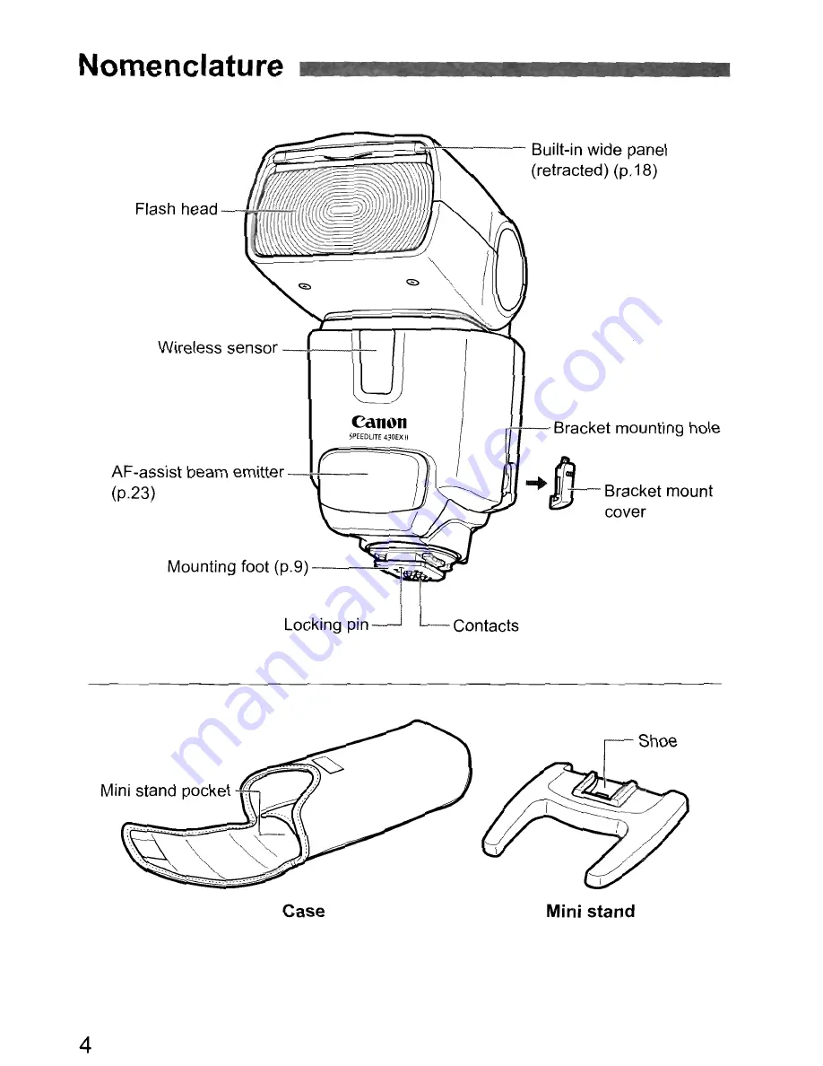 Canon Speedlite 430EX II Скачать руководство пользователя страница 5