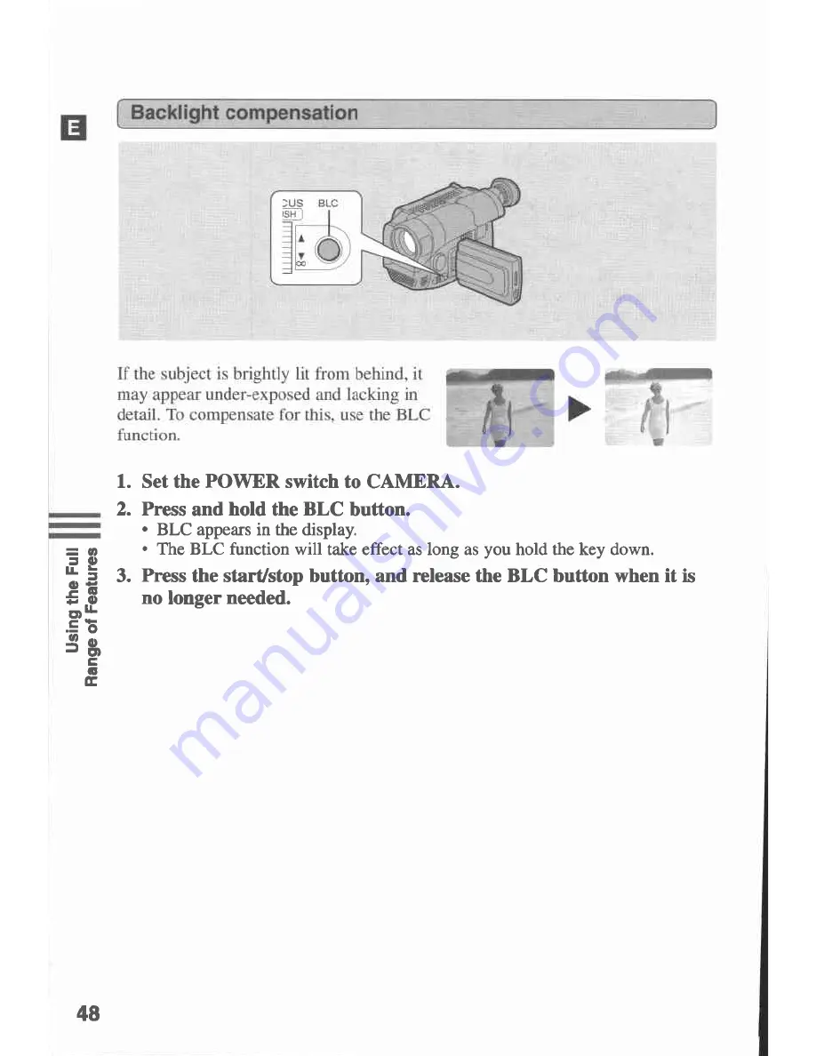 Canon UC-V20 Hi Instruction Manual Download Page 48