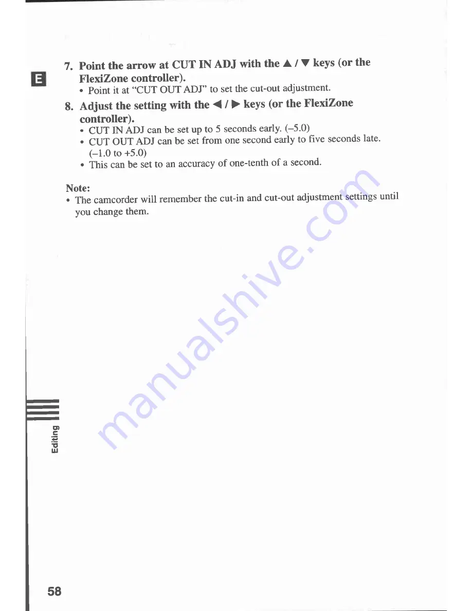 Canon UC-V20 Hi Instruction Manual Download Page 54