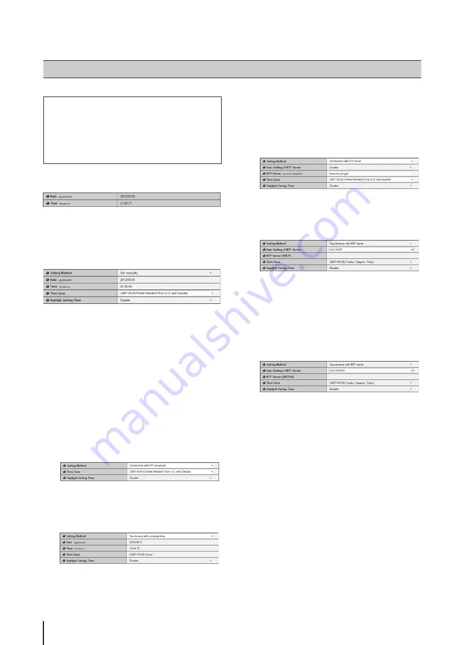 Canon VB-H43 Operation Manual Download Page 54