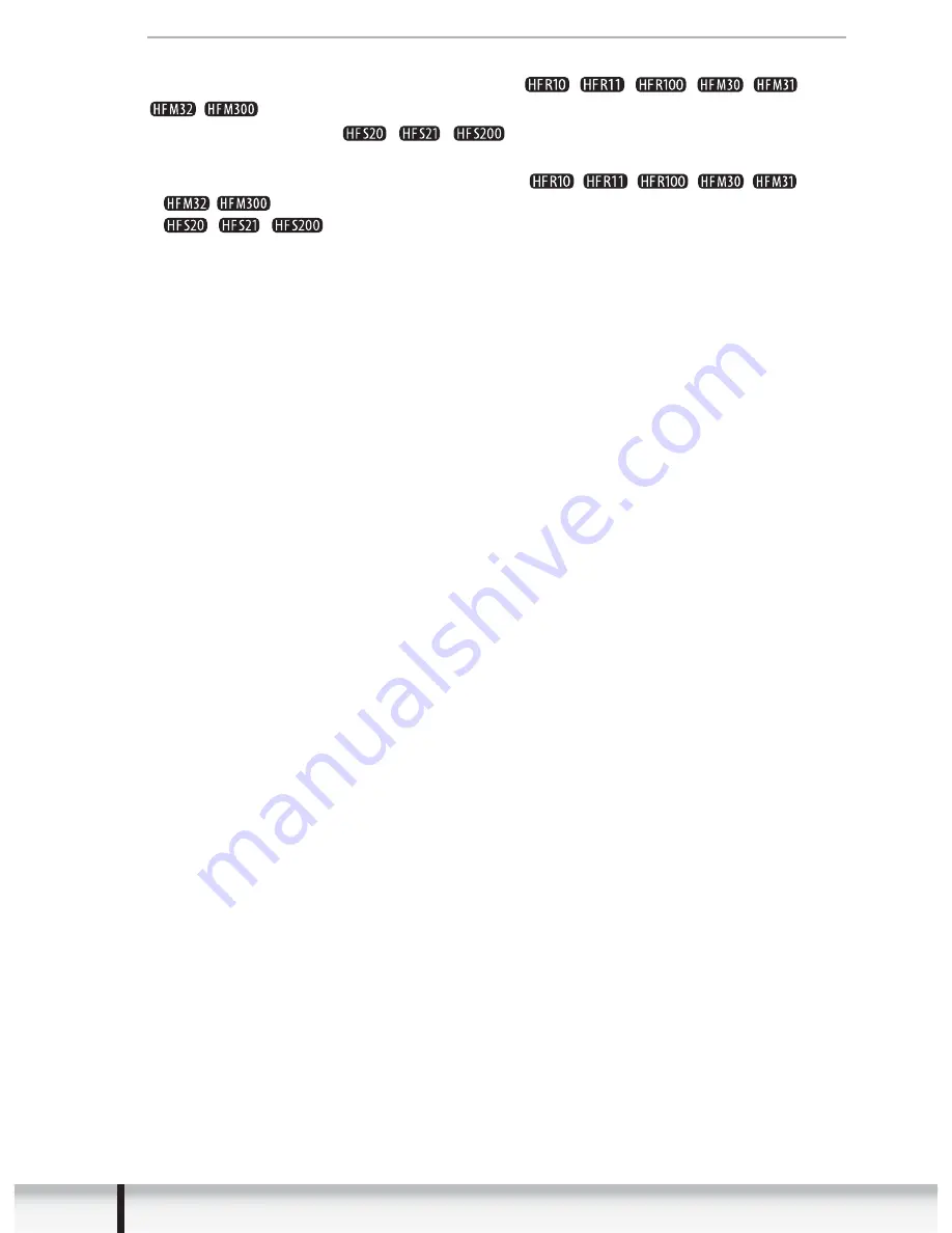 Canon VIXIA HF M30 Quick Manual Download Page 301