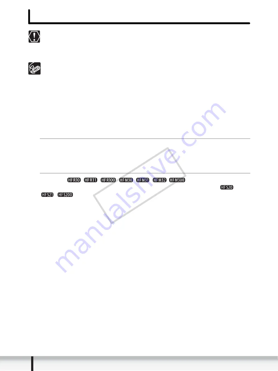 Canon VIXIA HF M32 Instruction Manual Download Page 20