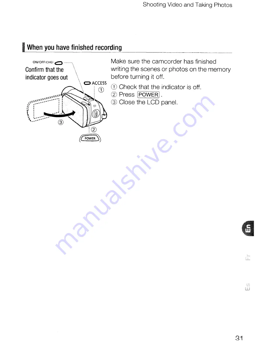 Canon Vixia HF R20 Quick Manual Download Page 31