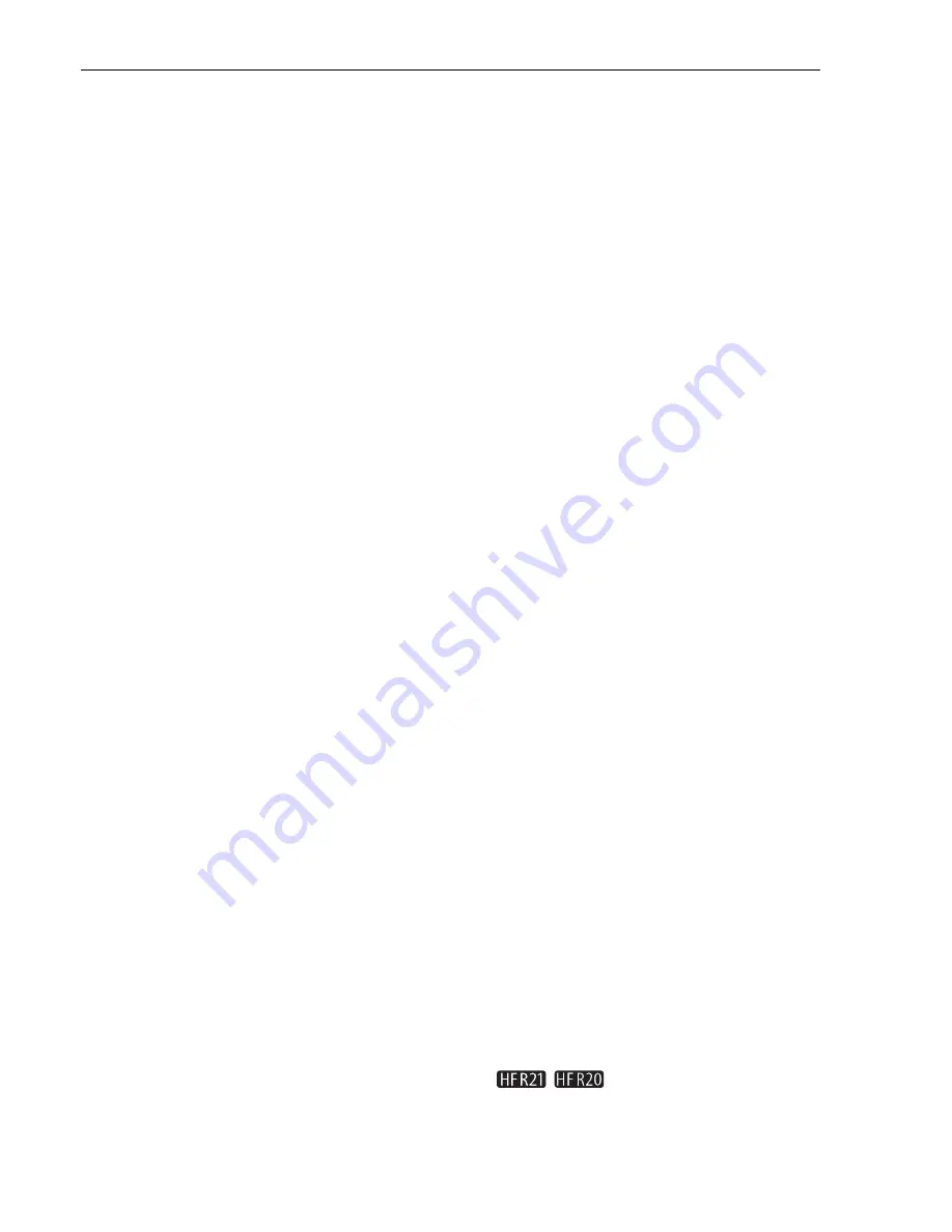 Canon Vixia HF R20 Quick Manual Download Page 206