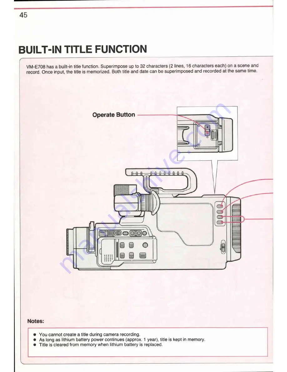 Canon VM-E708 Instructions Manual Download Page 46