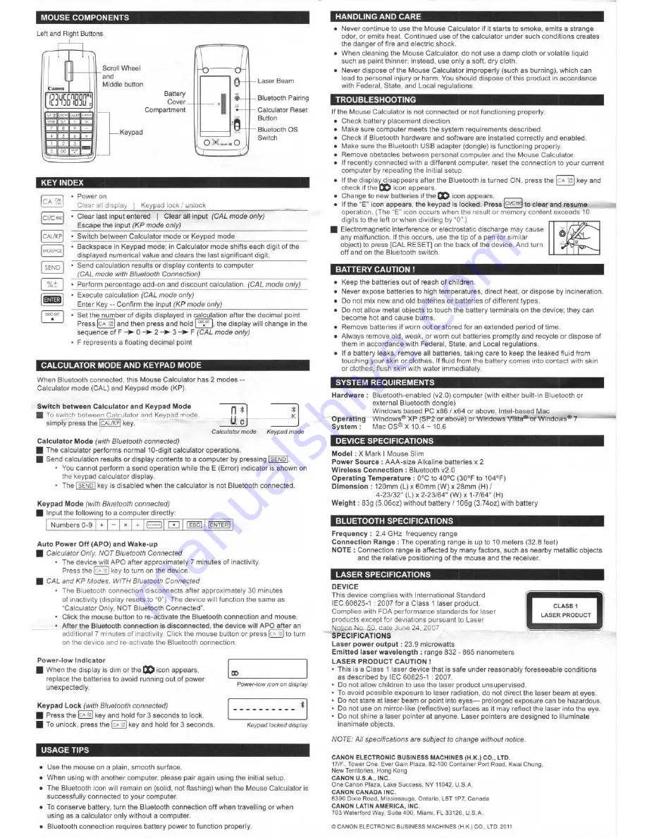 Canon X Mark I M User Manual Download Page 2