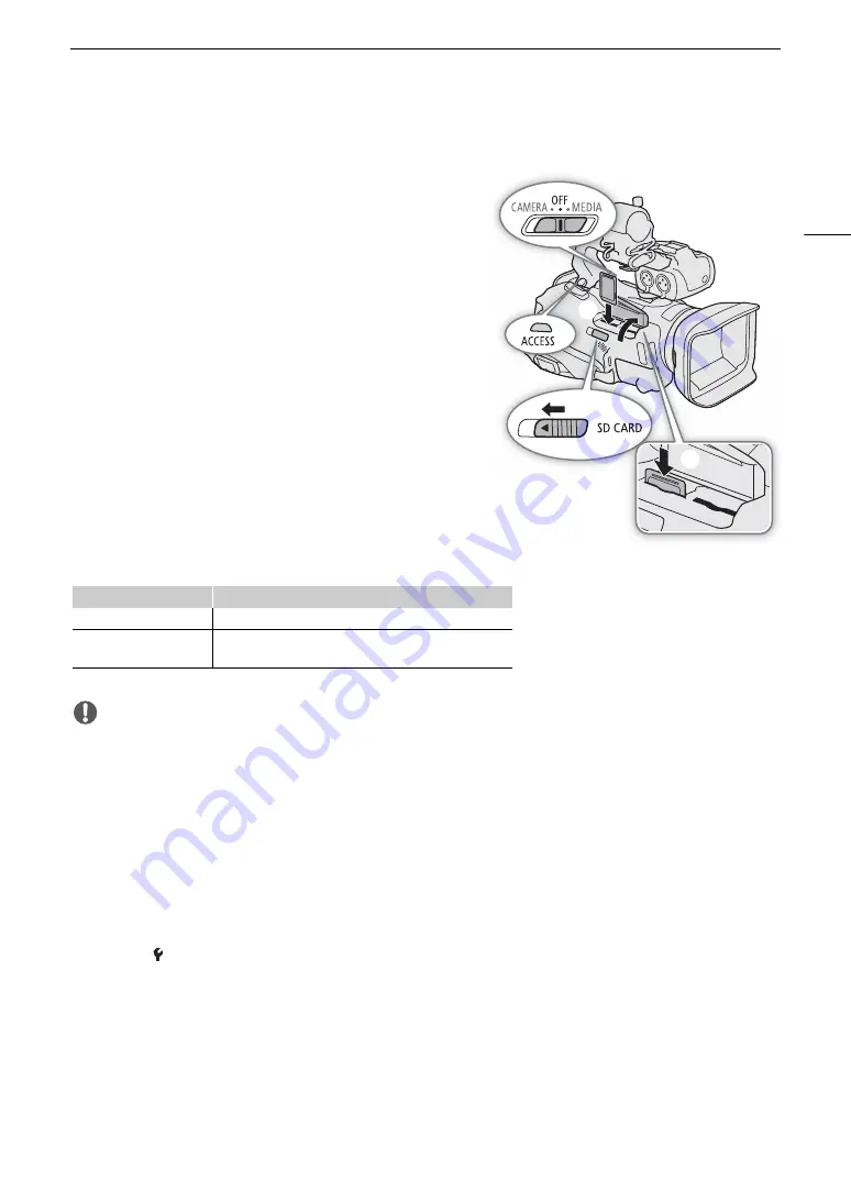 Canon XF400 Instruction Manual Download Page 33