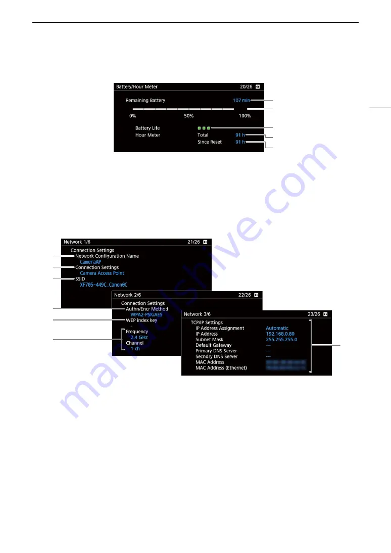 Canon XF705 Instruction Manual Download Page 201