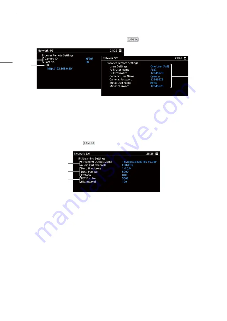 Canon XF705 Instruction Manual Download Page 202