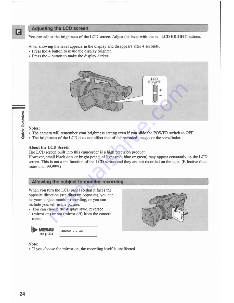 Canon XM1 Скачать руководство пользователя страница 24