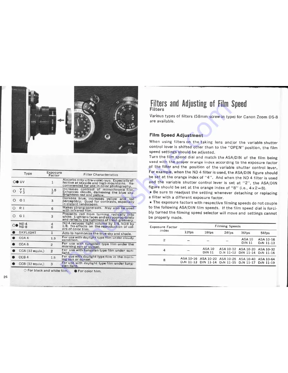 Canon Zoom DS-8 Instructions Manual Download Page 26