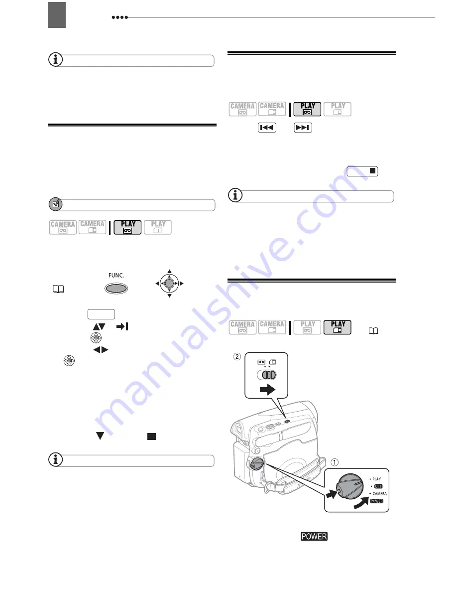 Canon ZR 830 Instruction Manual Download Page 34