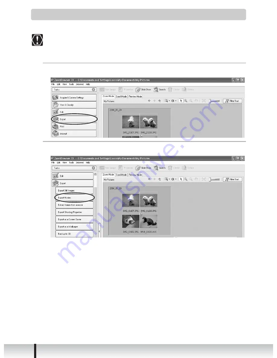 Canon ZR 830 Instruction Manual Download Page 166