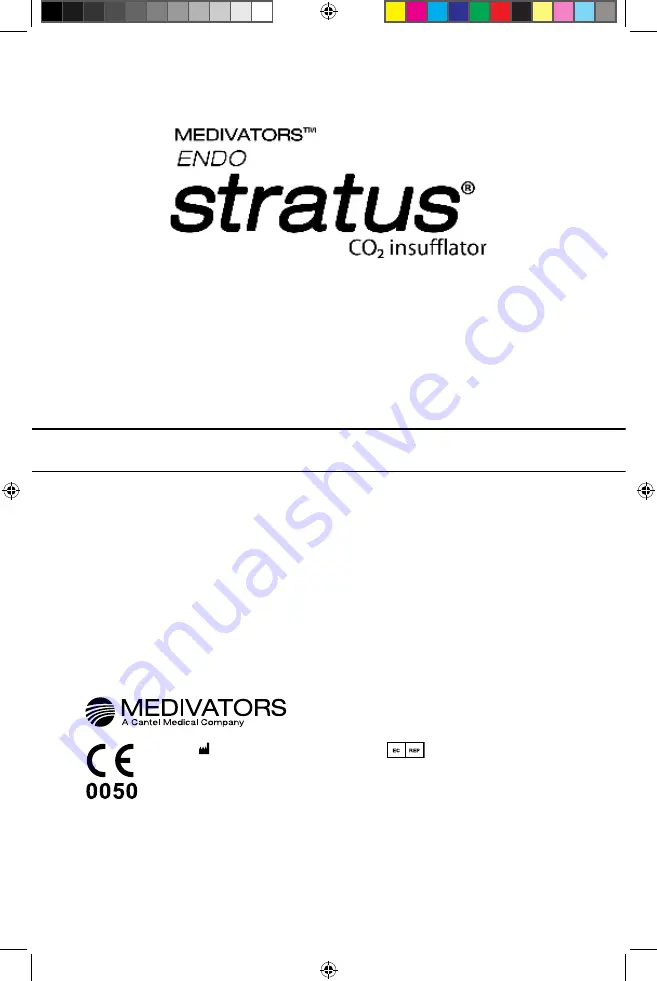 Cantel Medical MEDIVATORS ENDO STRATUS EGA-501 Instruction Manual Download Page 271