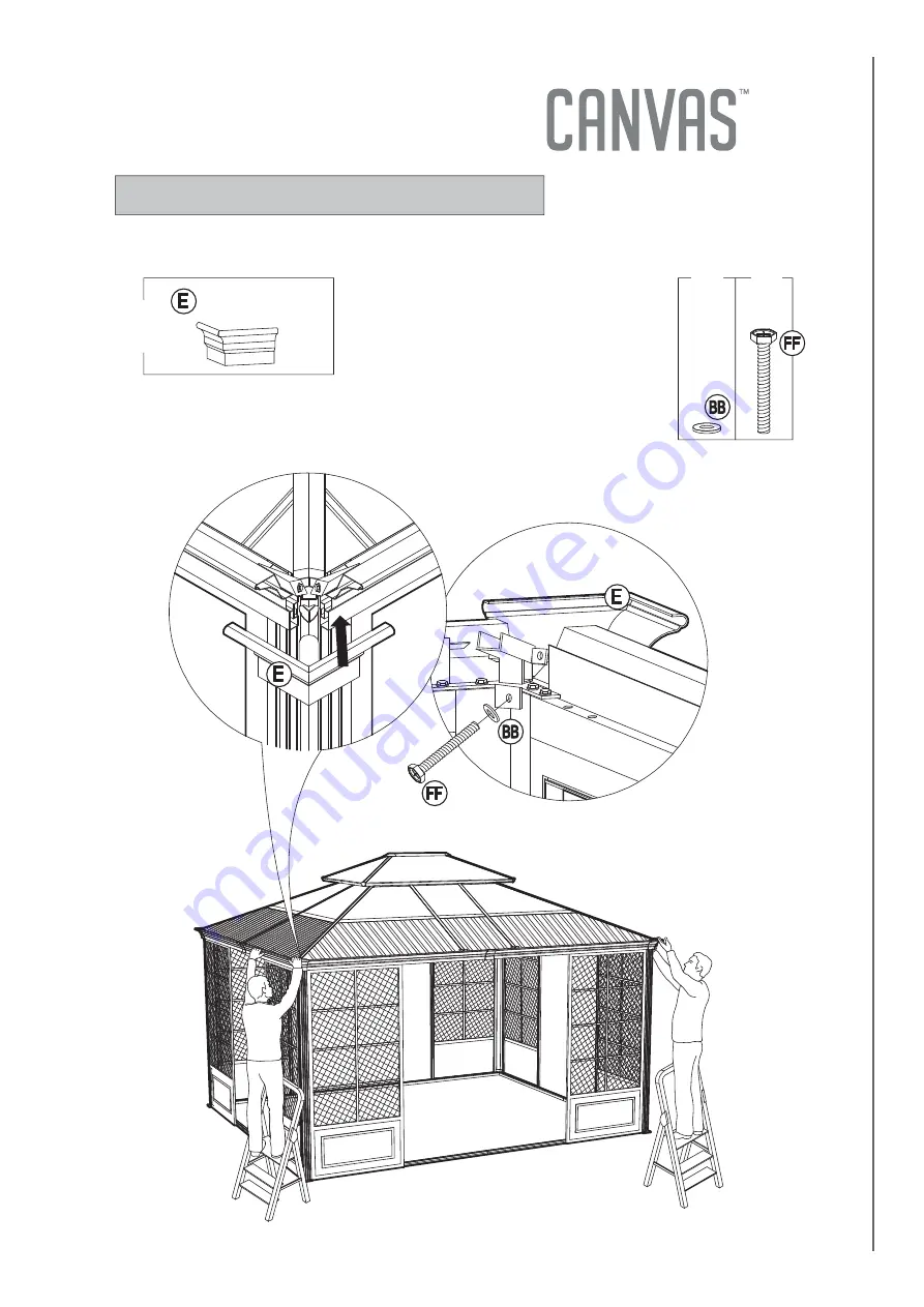 Canvas 088-2006-8 Assembly Instructions Manual Download Page 25