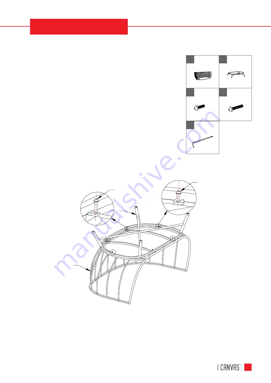 Canvas SYDNEY 088-2291-6 Assembly Instructions Manual Download Page 7