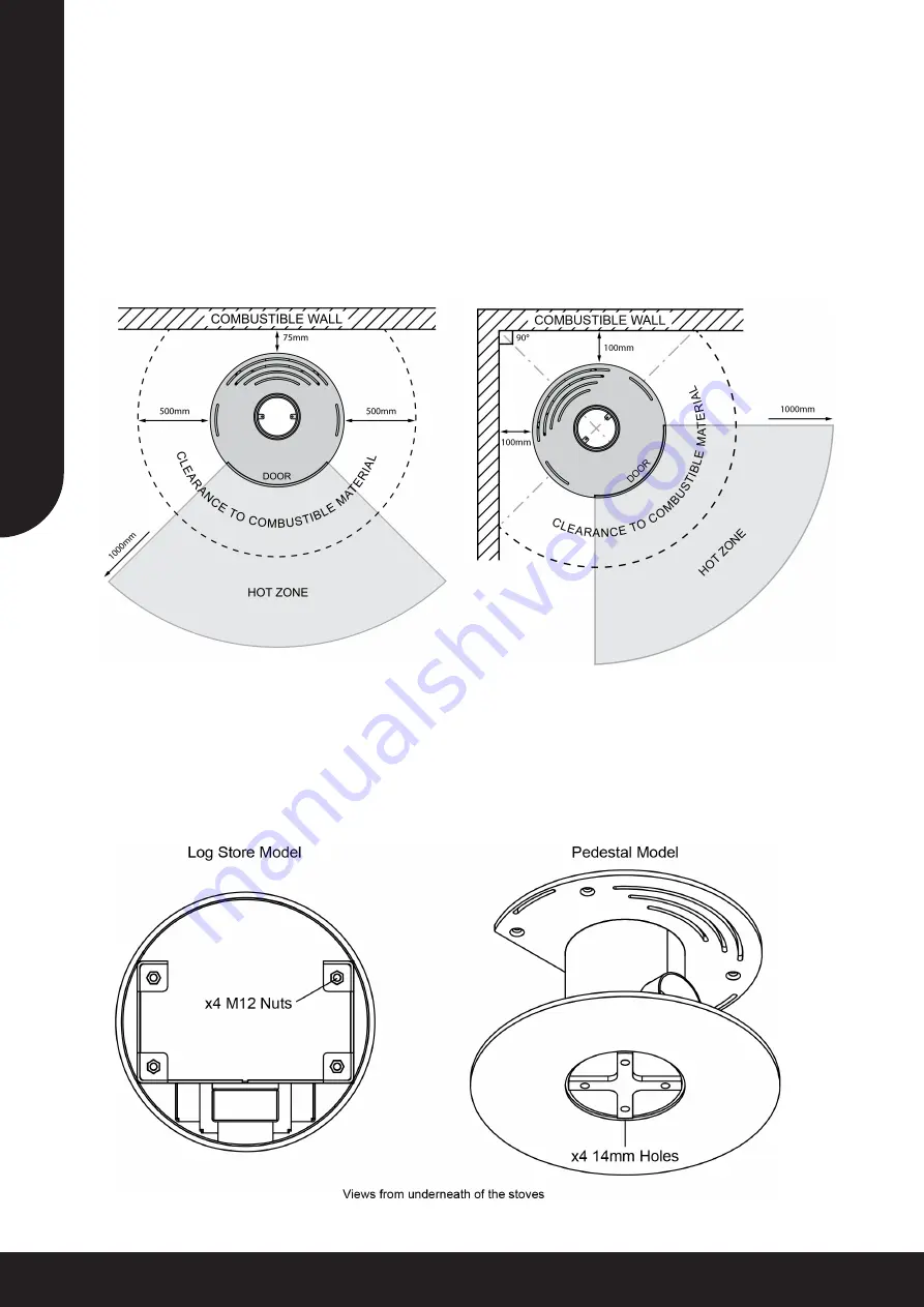 Capital fireplaces CONTOUR Window Series Manual Download Page 14