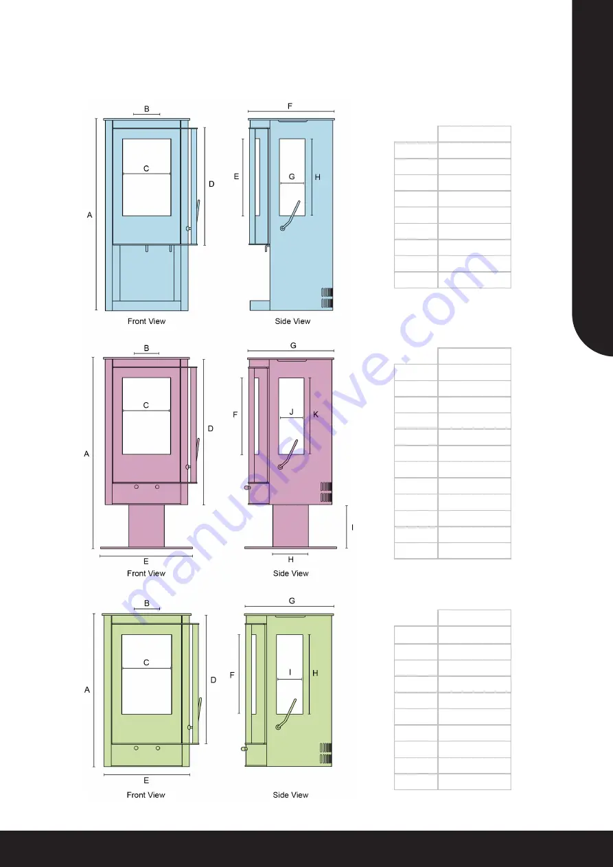 Capital fireplaces CONTOUR Window Series Manual Download Page 17