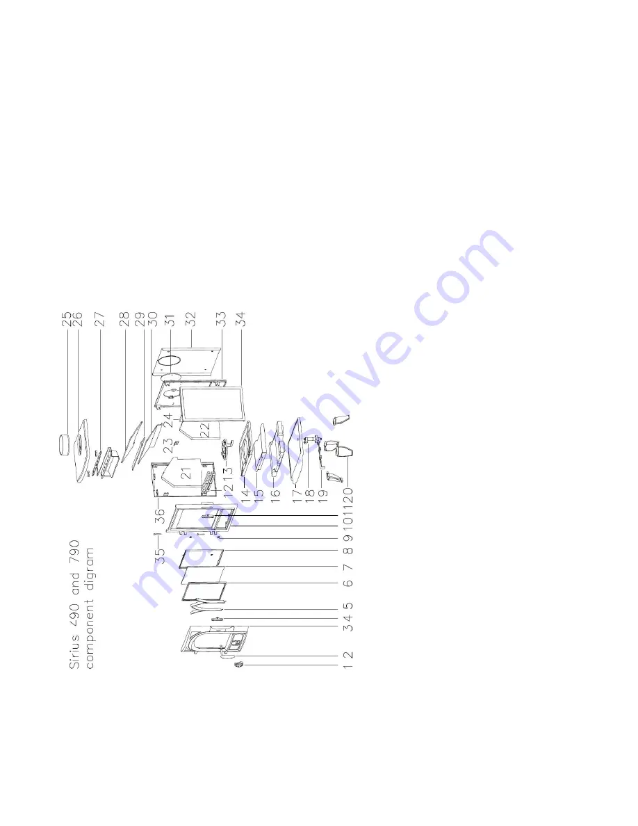 Capital fireplaces Sirius 490MF Скачать руководство пользователя страница 16