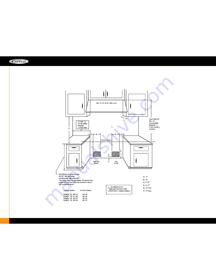 Capital Precision Series GSCR604GW Use And Installation Manual Download Page 35