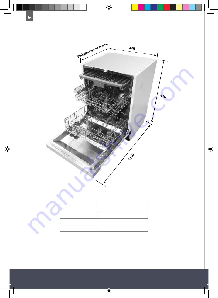 Caple Di481 Instruction Manual Download Page 44