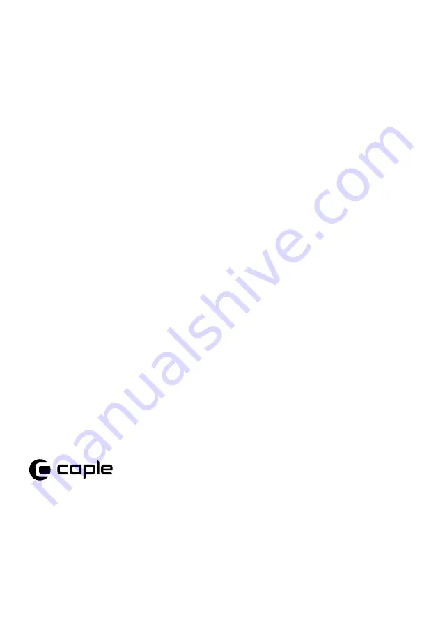 Caple TSCH601 Instruction Manual Download Page 24