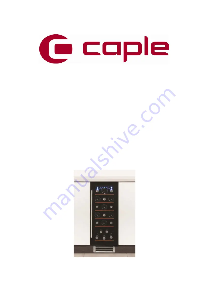 Caple WI3118WH Technical Information Download Page 1