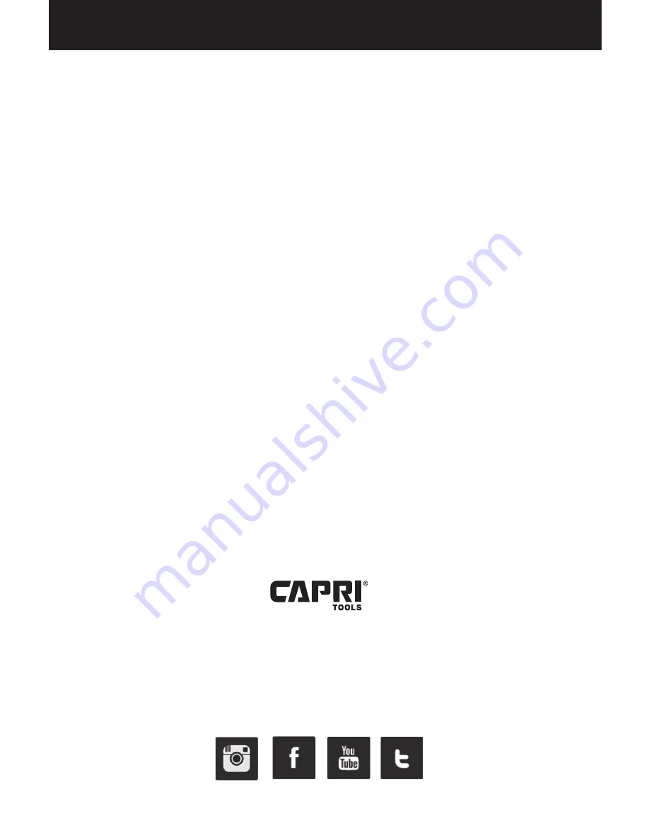 Capri Tools CP21029 User Manual Download Page 5