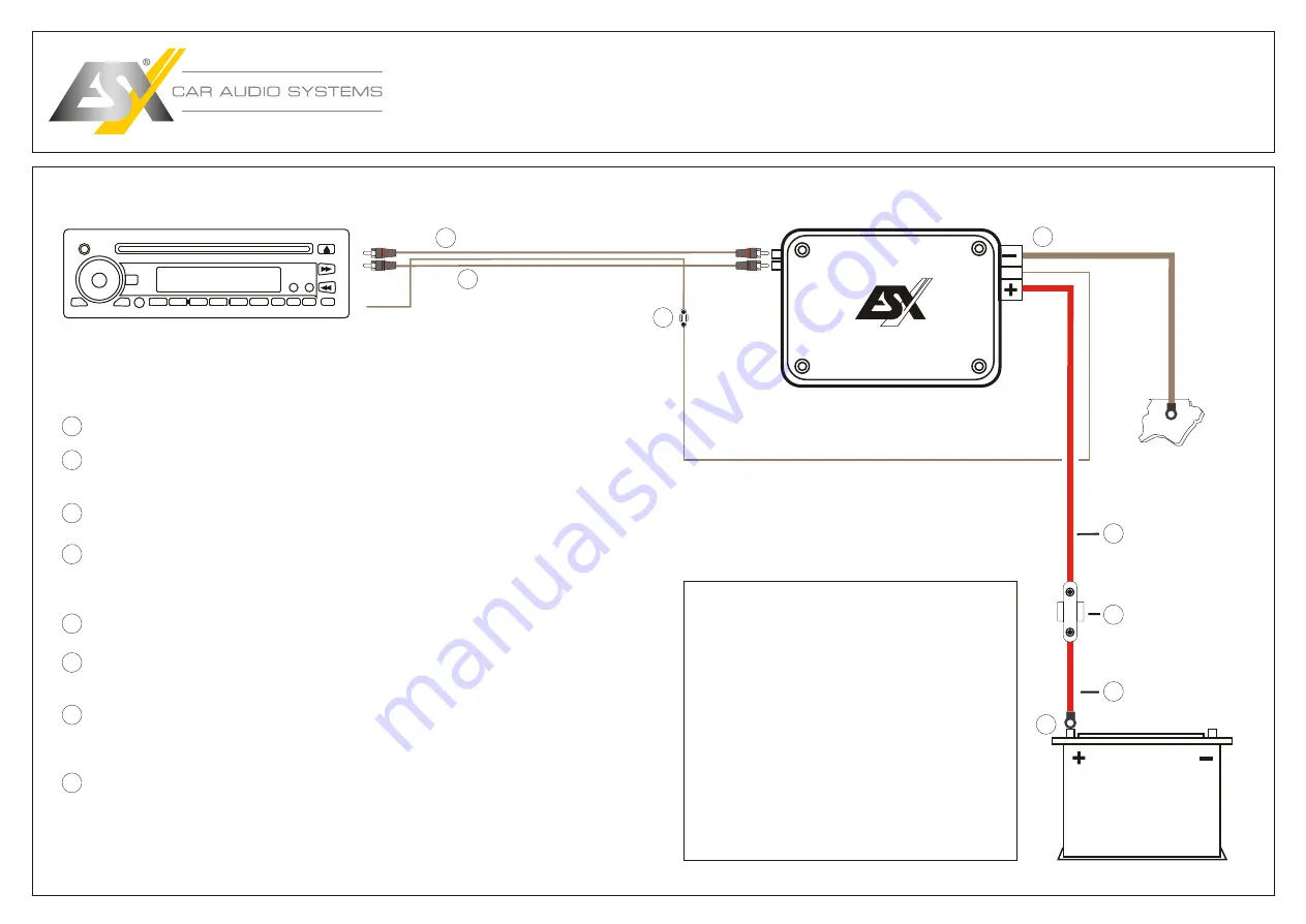 Car audio systems SX10WK Скачать руководство пользователя страница 1