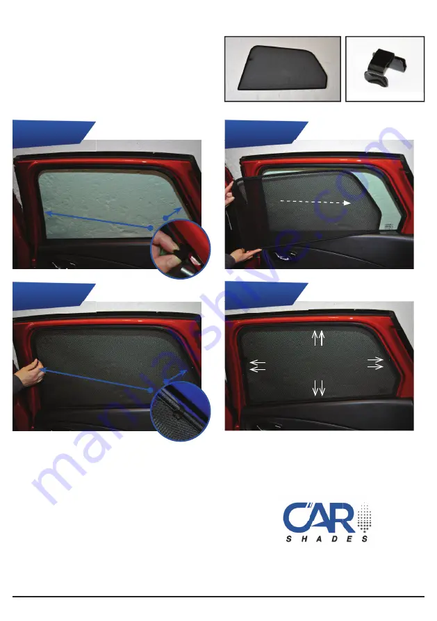 Car Shades REN-CAPT-5-A Скачать руководство пользователя страница 2