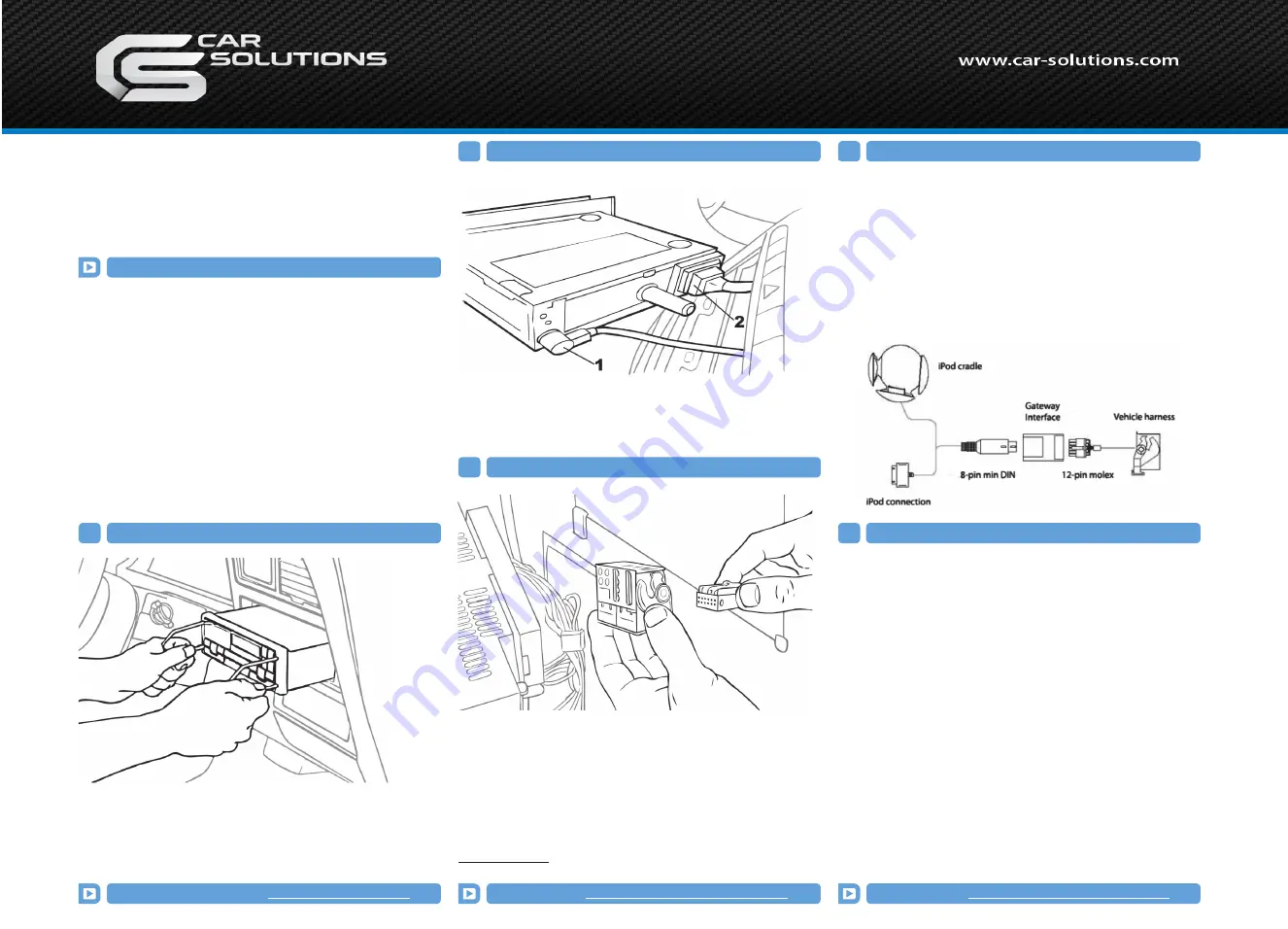 Car Solutions Dension Gateway 100 Quick Start Manual Download Page 1