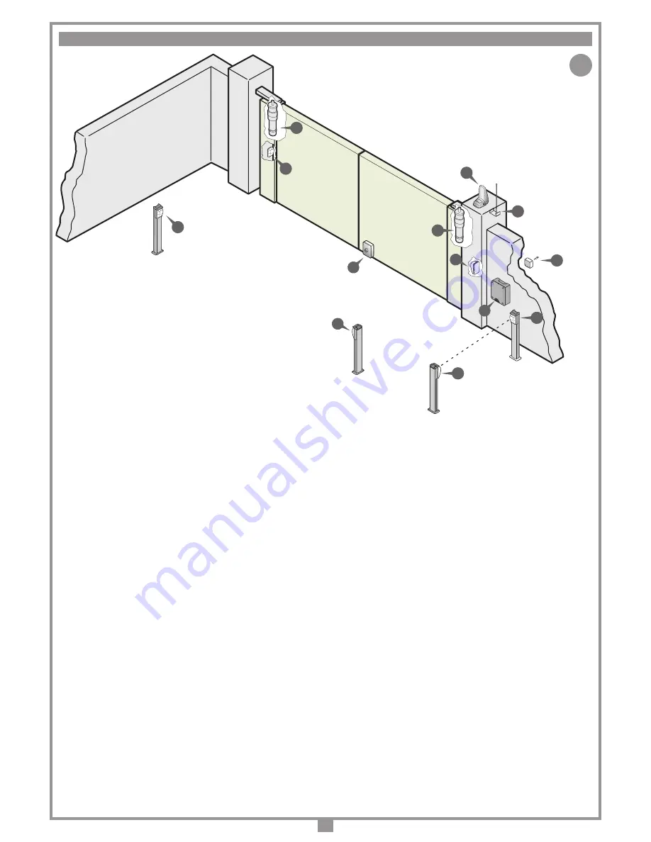 Cardin Elettronica 205/BLi924 Instruction Manual Download Page 3