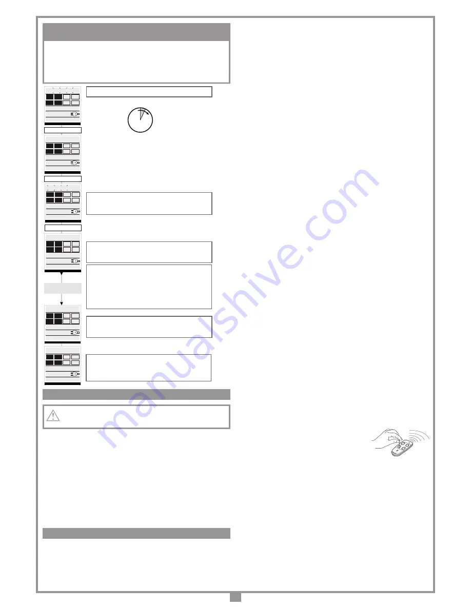 Cardin Elettronica 205/BLi924 Instruction Manual Download Page 42