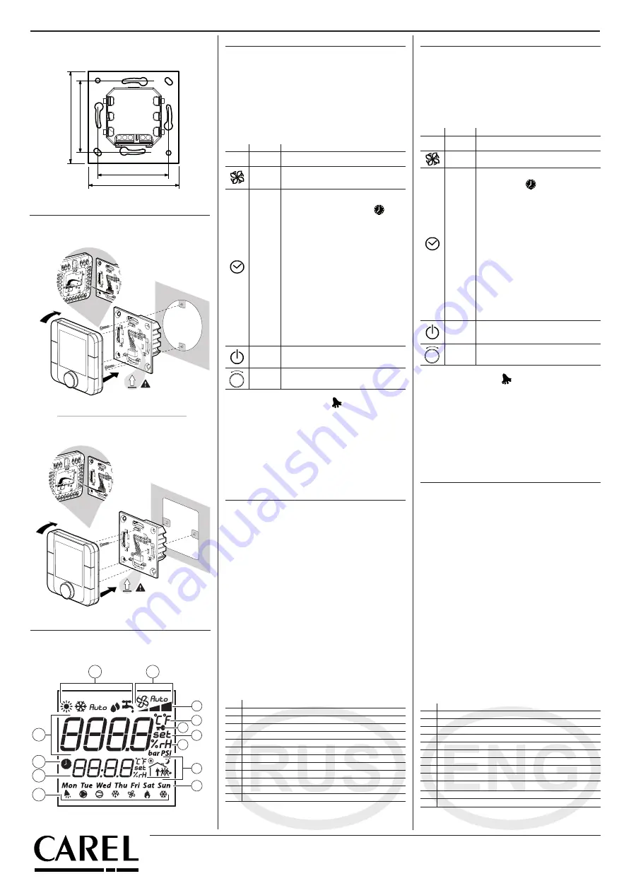 Carel AT-th Tune Manual Download Page 2