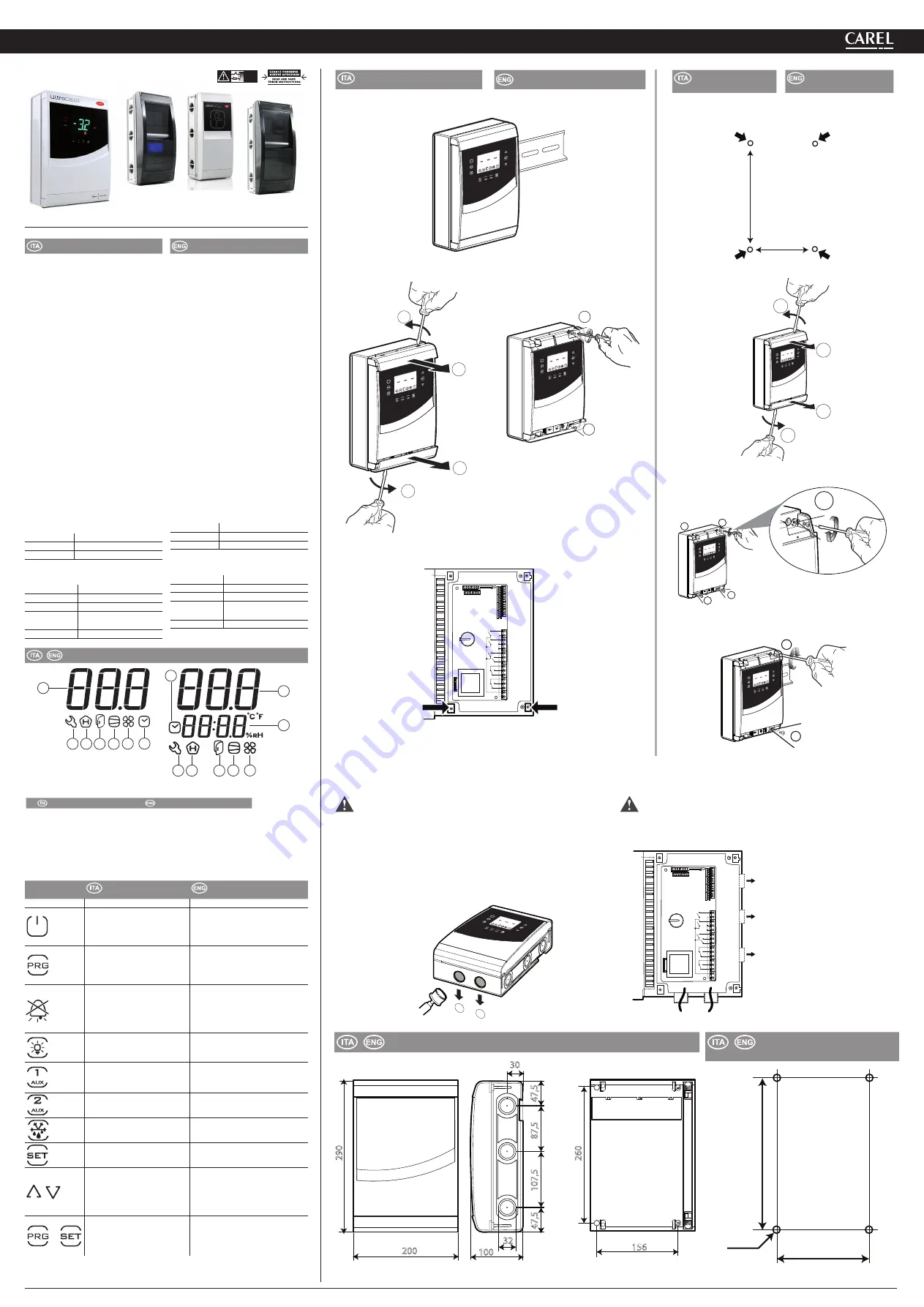 Carel UltraCella Assembly And Installation Download Page 1