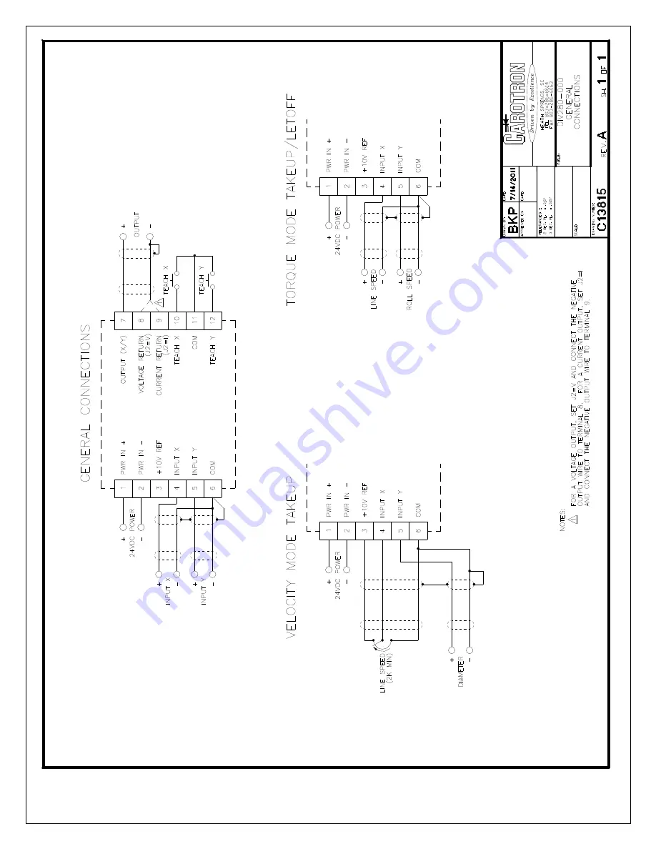 Carotron DIV280-000 Instruction Manual Download Page 16